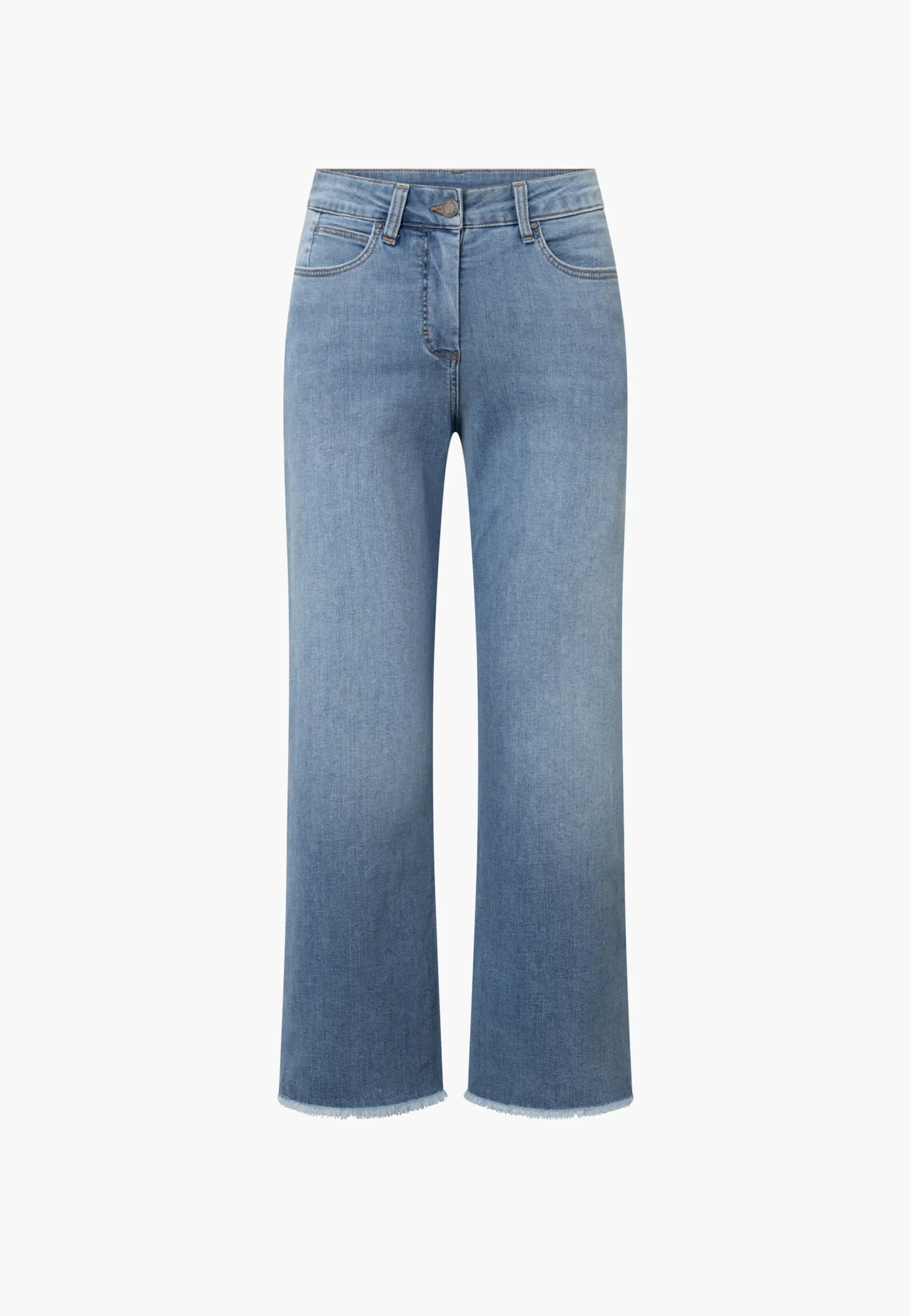 Amelia Raw Straight Cropped - Blå Denim - Laurie 5 Amelia Raw Straight Cropped - Blå Denim - Laurie - Bild 5