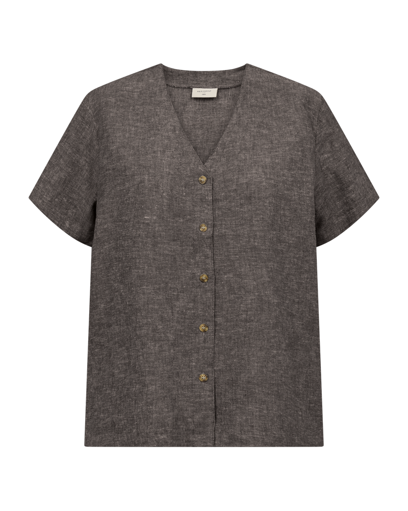 packshot 2 208150 8350 Front 1 FQLAVA SHIRT20Morel20Melange