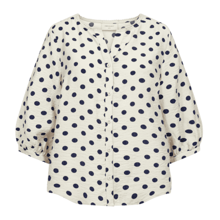 packshot 2 207683 7255 Front 1 FQALMA BLOUSE20Moonbeam20w.20Navy20Blazer