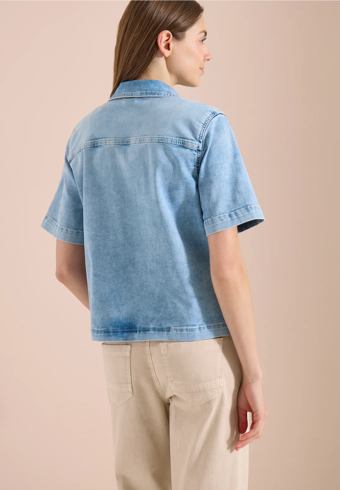 Skjortjacka i denim - Cecil 2 Skjortjacka i denim - Cecil - Bild 2