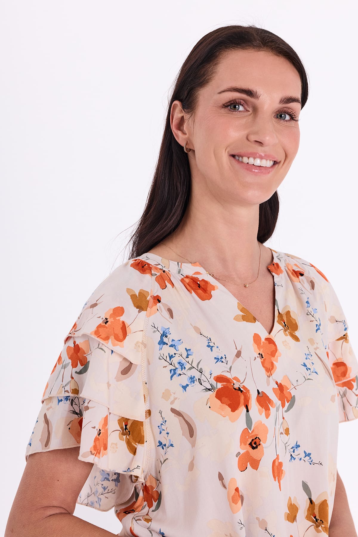 Blommig blus FQAdney - FREE/QUENT 2 Blommig blus FQAdney - FREE/QUENT - Bild 2