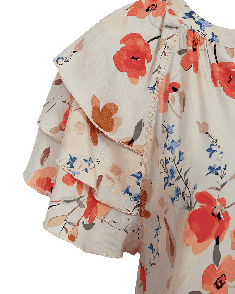 Blommig blus FQAdney - FREE/QUENT 5 Blommig blus FQAdney - FREE/QUENT - Bild 5