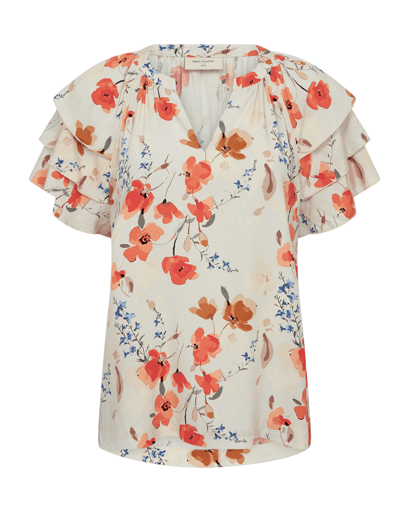 Blommig blus FQAdney - FREE/QUENT 3 Blommig blus FQAdney - FREE/QUENT - Bild 3