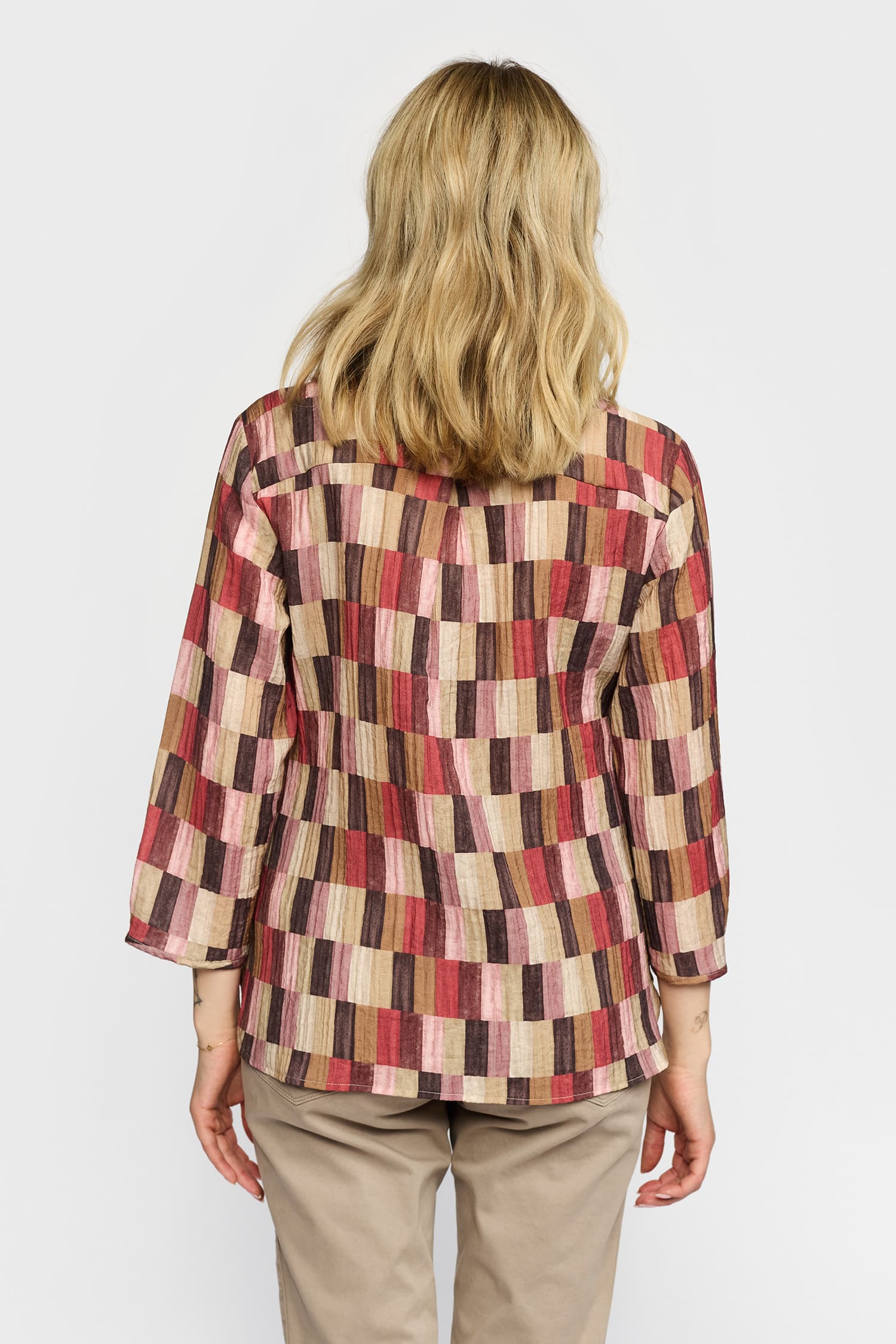 Mönstrad blus, Amoa - 2-Biz 2 Mönstrad blus, Amoa - 2-Biz - Bild 2