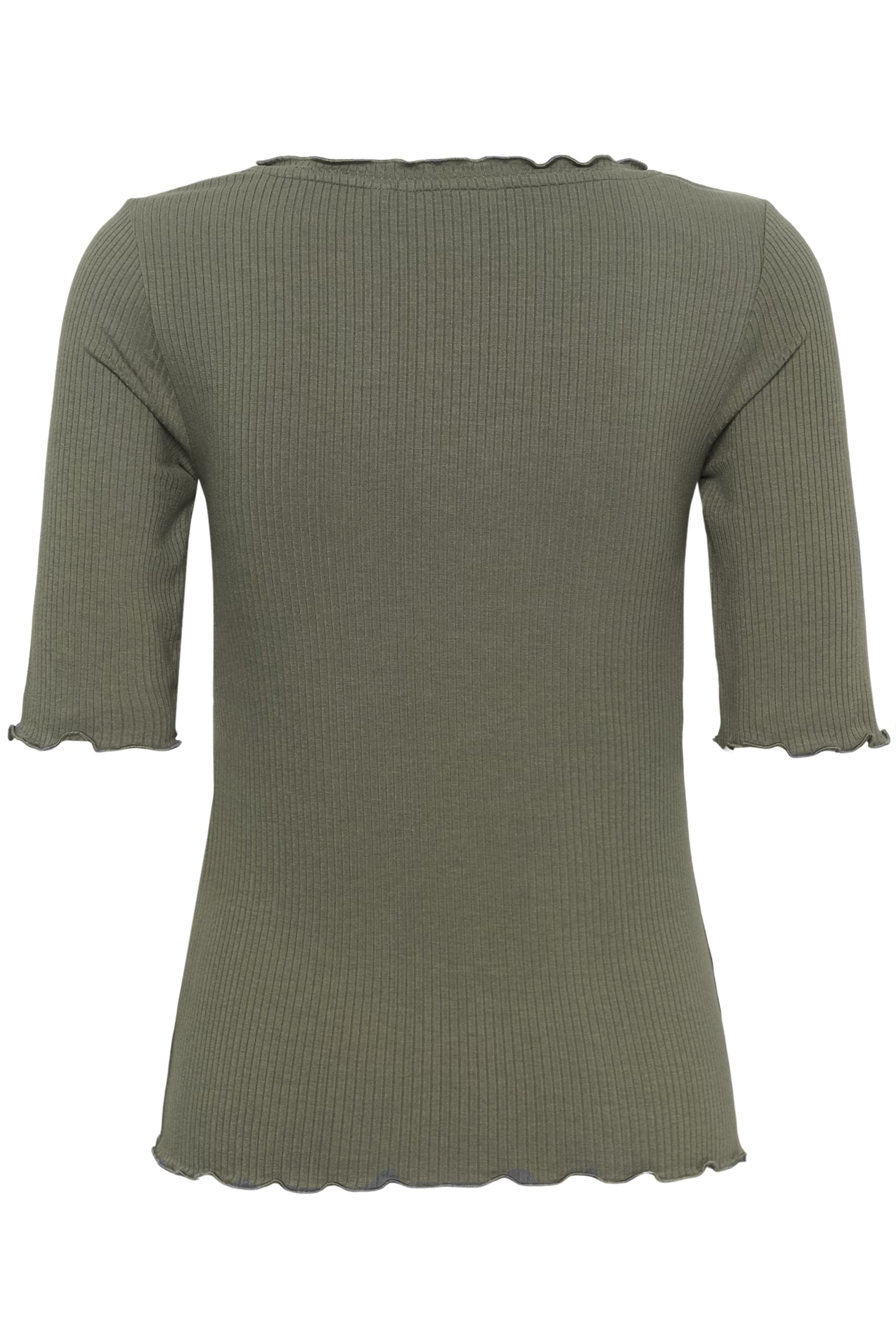 Topp med 3/4 ärm, CRRibba – Cream 3 Topp med 3/4 ärm, CRRibba – Cream - Bild 3