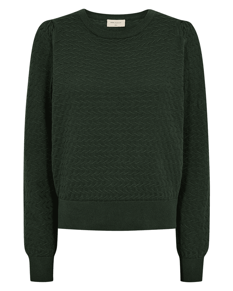 packshot 2 206794 4570 Front 1 FQDODO PULLOVER Deep Forest